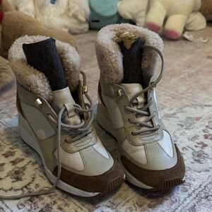 Michael Kors Shearling-Lined Sneakers